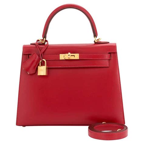 hermes box kelly rouge vif season|HERMES Box Kelly Sellier 32 Rouge Vif .